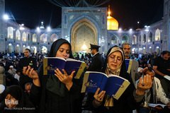 احیای شب نوزدهم ماه مبارک رمضان در حرم مطهر رضوی

