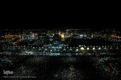 شب بیست و یکم ماه مبارک رمضان در حرم امام رضا (ع)
