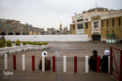 آغاز سال نو در خیابان های اطراف حرم مطهر رضوی