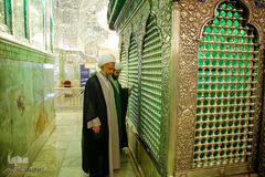 لحظه تحويل سال نو در حرم مطهر حضرت شاهچراغ