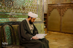 لحظه تحويل سال نو در حرم مطهر حضرت شاهچراغ