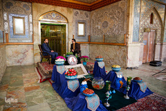 لحظه تحويل سال نو در حرم مطهر حضرت شاهچراغ