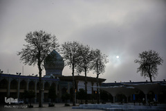 لحظه تحويل سال نو در حرم مطهر حضرت شاهچراغ