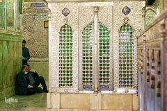 لحظه تحويل سال نو در حرم مطهر حضرت شاهچراغ