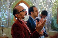 لحظه تحويل سال نو در حرم مطهر حضرت شاهچراغ