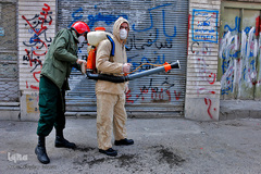 رزمایش دفاع بیولوژیک سپاه در تبریز