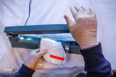 حرم علی بن حمزه(ع) کارگاه تولید ماسک جهادگران