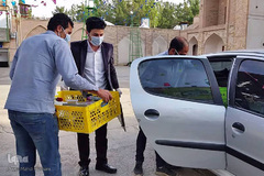 عیدانه هیأت ابوالفضلی بیرجند به مدافعین سلامت