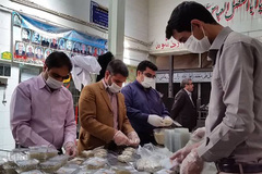 عیدانه هیأت ابوالفضلی بیرجند به مدافعین سلامت