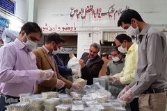 عیدانه هیأت ابوالفضلی بیرجند به مدافعین سلامت