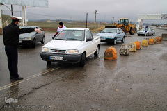 اجرای طرح محدودیت تردد در ورودی شهرستان اهر