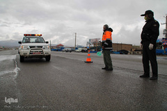 اجرای طرح محدودیت تردد در ورودی شهرستان اهر