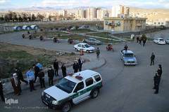 رزمایش دفاع بیولوژیک برای مقابله با کرونا ویروس در اهر