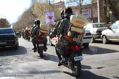 رزمایش دفاع بیولوژیک برای مقابله با کرونا ویروس در اهر