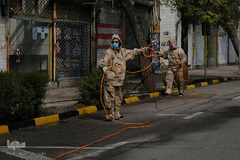 رزمایش دفاع بیولوژیک در قزوین