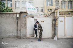 ضد عفونی معابر قم توسط نیرو های حشد الشعبی