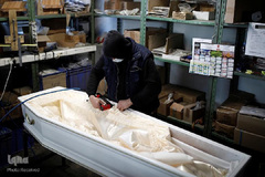 دفن قربانیان COVID-19