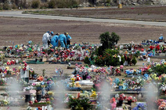 دفن قربانیان COVID-19