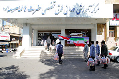 عیادت جوانان حشدالشعبی از بیماران