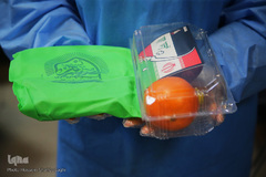 عیادت جوانان حشدالشعبی از بیماران