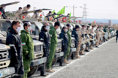 رزمایش پدافند بیولوژیکی شهدای سلامت در بیرجند