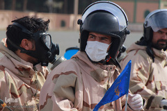 رزمایش پدافند بیولوژیکی شهدای سلامت در بیرجند