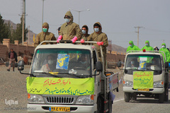 رزمایش پدافند بیولوژیکی شهدای سلامت در بیرجند