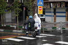 باران بهاری در تهران