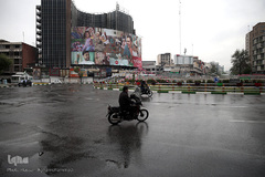 باران بهاری در تهران