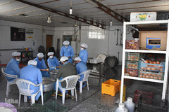 خدمت رسانی گروه های جهادی طلاب و روحانیون سمنان به بیماران کرونا