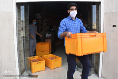 خدمت رسانی گروه های جهادی طلاب و روحانیون سمنان به بیماران کرونا