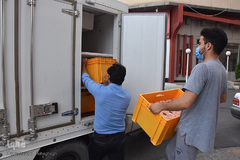 خدمت رسانی گروه های جهادی طلاب و روحانیون سمنان به بیماران کرونا