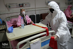 جشن نیمه شعبان در کنار بیماران کرونایی