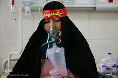 جشن نیمه شعبان در کنار بیماران کرونایی