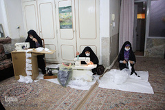 مادر شهید، مجاهد مبارزه با کرونا