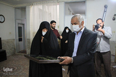 مادر شهید، مجاهد مبارزه با کرونا