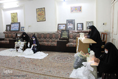 مادر شهید، مجاهد مبارزه با کرونا