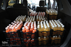 جهاد آبمیوه گیری موکب «المهدی» هیأت رزمندگان اسلام شمیرانات برای یاری کادر درمانی و شفای عاجل بیماران کرونایی