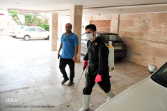 استمرار ضدعفونی منازل و مجتمع های مسکونی در اهواز