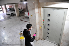 استمرار ضدعفونی منازل و مجتمع های مسکونی در اهواز