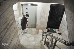 استمرار ضدعفونی منازل و مجتمع های مسکونی در اهواز