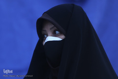 رزمایش پدافند زیستی بسیج ادارات و وزارت خانه های سپاه محمدرسول الله تهران بزرگ در میدان حضرت ولی عصر(عج)