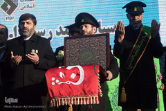 رزمایش پدافند زیستی بسیج ادارات و وزارت خانه های سپاه محمدرسول الله تهران بزرگ در میدان حضرت ولی عصر(عج)