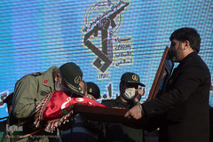 رزمایش پدافند زیستی بسیج ادارات و وزارت خانه های سپاه محمدرسول الله تهران بزرگ در میدان حضرت ولی عصر(عج)