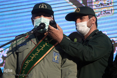 رزمایش پدافند زیستی بسیج ادارات و وزارت خانه های سپاه محمدرسول الله تهران بزرگ در میدان حضرت ولی عصر(عج)