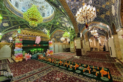 حرم حضرت رقیه(س) در شب ولادت