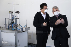 افتتاح خط تولید بزرگترین کارخانه تولید ماسک جنوب غرب آسیا در شهرک صنعتی اشتهارد