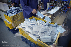 افتتاح خط تولید بزرگترین کارخانه تولید ماسک جنوب غرب آسیا در شهرک صنعتی اشتهارد