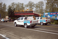 مراسم «رژه خدمت» به مناسبت روز ارتش