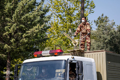 «رژه خدمت» نیروهای ارتش در شیراز